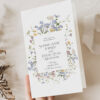 Wedding Program Template Order Of Service | Catholic Wedding Program Template | Wildflower Wedding