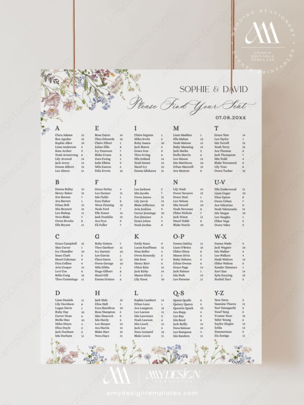 9+ Botanical Wedding Seating Chart Templates: Find Your Seat in Style Pro-Tips for Your Seating Plan