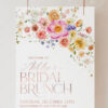 A034 Bright Floral Bridal Shower Brunch Welcome Sign Template2