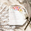 A034 Bright Floral Menu Template 2