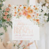A036 Peachy Bridal Shower Brunch Welcome Sign Template1