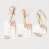 Peach Purple Favor Tags Template Printable | Floral Garden Wedding Bridal Shower Thank You Tags Peach Purple Favor Tags Template Printable | Floral Garden Wedding Bridal Shower Thank You Tags