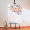 A038 Spring Floral Bridal Shower Brunch Welcome Sign Template2
