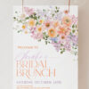 A038 Spring Floral Bridal Shower Brunch Welcome Sign Template3