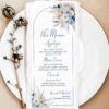 ACB024 Boho Wedding Menu Template Amy Design 2