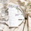 B001 Lilac Menu Template Amy Design 3