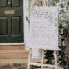 B003 Wildflower Bridal Shower Welcome Poster Sign Template3