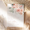 Dusty Pink Bridal Shower Bundle | Rustic Boho Bridal Shower Invitation & Games | Editable Template Download Dusty Roses Floral Bridal Shower Invitation Template Editable
