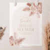 Dusty Pink Bridal Shower Bundle Template | Boho Arch Bridal Shower Invitations | 24 Games Bundle & Shower Signs B015 Arch Boho Bridal Shower Welcome Sign Amy Design Templates 1