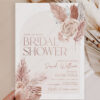Boho Arched Bridal Shower Invitation Editable | Dusty Pink Template Printable B015 Boho Arched Bridal Shower Invitation Editable 3