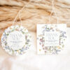 Wildflower Bridal Shower Tags Editable | Birthday Party Favor Thank You Tags Printable Wildflower Bridal Shower Tags Editable | Birthday Party Favor Thank You Tags Printable