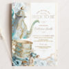 Blue Tea Party Bridal Shower Invitation Card | Tea Invitation Printable Template Download Blue Tea Party Bridal Shower Invitation Card