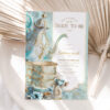 English Tea Party Bridal Shower Invitation Template | Editable Vintage Blue Bride to Be Invite Printable English Tea Party Bridal Shower Invitation Template Editable