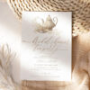 Golden Tea Party Bridal Shower Invitation Template | English Tea Party Bride To Be Invitation Golden Tea Party Bridal Shower Invitation Template
