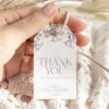 Personalized Thank You Tag Template | Wildflower Wedding Favor Tag Printable Download Personalized Thank You Tag Template | Wildflower Wedding Favor Tag Printable Download