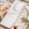 Wildflower Wedding Menu Cards | Place Settings Template | Shower Menu Template | Dessert Menu Card B031 Wildflower Wedding Menu Cards AmyDesign 6