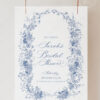 B037 Something Blue Bridal Shower Sign Printable AmyDesignTemplates 3