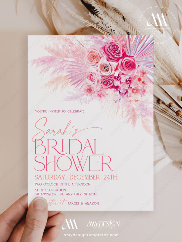 Hot Pink Bridal Shower