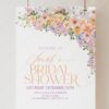 B048 Spring Floral Bridal Shower Signage Printables Amy Design Templates 2