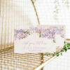 Purple Floral Wedding Place Card Template | Editable Placecards | Lilac Hydrangeas Bridal Shower Table Seating Card B053 Purple Floral Wedding Place Card Template 1 Amy Design