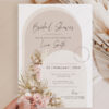 Bohemian Floral Pampas Grass Template