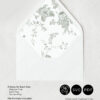 B063 Vintage Green Envelope Liners Template Amy Design 2