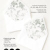 B063 Vintage Green Envelope Liners Template Amy Design 5