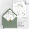 B063 Vintage Green Envelope Liners Template Amy Design 6