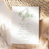 Vintage Greenery Bridal Shower Invitation Template | Personalized Monogram Invite Download Personalized Monogram Invite Download