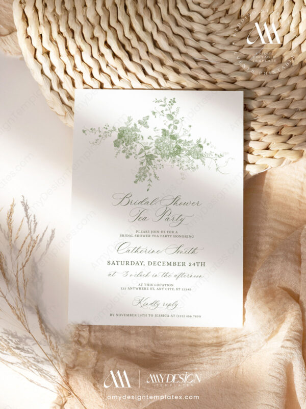 Personalized Monogram Invite Download