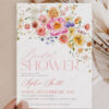 Bright Floral Garden Bridal Shower Invitation Template | Spring Invite Printable Card Bright Floral Garden Bridal Shower Invitation Template | Spring Invite Printable Card