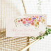 Spring Floral Table Sign Printable | Custom Wedding Shower Signs Template Vibrant Floral Wedding Place Card Template