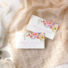 Vibrant Floral Wedding Place Card Template | Editable Printable Table Name Card | Wedding Dinner Party Seating Tags Vibrant Floral Wedding Place Card Template