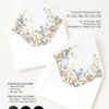 D002 Wildflower Envelope Liner Template Amy Design 4