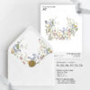 D002 Wildflower Envelope Liner Template Amy Design 5