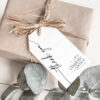 Modern Thank You Tags Editable Printable Template | Minimalist Wedding Bridal Baby Shower Favor Tag Modern Thank You Tags Editable Printable Template | Minimalist Wedding Bridal Baby Shower Favor Tag