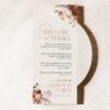 Burgundy Wedding Menu Thank You Card Template | Boho Wedding Napkin Note Printable Cards Burgundy Wedding Menu Thank You Card Template | Boho Wedding Napkin Note Printable Cards