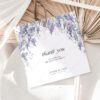 Wisteria Floral Wedding Favor Tags Editable | Purple Thank You Labels Printable Instant Download Wisteria Floral Wedding Favor Tags Editable | Purple Thank You Labels Printable Instant Download