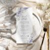 Wisteria Wedding Place Settings Thank You | Purple Menu Napkin Note | Printable Thank You Editable Template Wisteria Wedding Place Settings Thank You | Purple Menu Napkin Note | Printable Thank You Editable Template