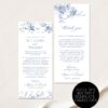 Wedding Monogram Table Thank You Card | Place Setting Thank You Letter | French Toile Blue Wedding Napkin Template Wedding Monogram Table Thank You Card | Place Setting Thank You Letter | French Toile Blue Wedding Napkin Template