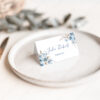 D018 Boho Dusty Blue Place Card Template 3 Amy Design