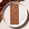 Navy Rust Wedding Place Setting Cards | Terracotta Wedding Table Decor | Printable Thank You Napkin Note Template D019 Navy Rust Wedding Place Setting Cards Thank You Note 8