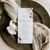 D021 Boho Menu Template Amy Design 1