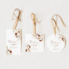 Boho Terracotta Rustic Wedding Tags | Personalized Bridal Baby Shower Thank You Labels Printable Boho Terracotta Rustic Wedding Tags | Personalized Bridal Baby Shower Thank You Labels Printable