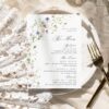 D023 Whimsical Wedding Menu Template Amy Design 2