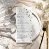Wildflower Wedding Template BUNDLE | 50+ Templates Editable Floral Invitation Suite D023 Whimsical Wedding Menu Template Amy Design 3