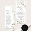 Wildflower Wedding Thank You Card Template | Place Setting Thank You | Wedding Table Decor | Digital Download Wildflower Wedding Thank You Card Template | Place Setting Thank You | Wedding Table Decor | Digital Download