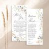 Wildflower Wedding Thank You Card Template | Place Setting Thank You | Wedding Table Decor | Digital Download Wildflower Wedding Thank You Card Template | Place Setting Thank You | Wedding Table Decor | Digital Download