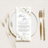 Wildflower Wedding Thank You Card Template | Place Setting Thank You | Wedding Table Decor | Digital Download Wildflower Wedding Thank You Card Template | Place Setting Thank You | Wedding Table Decor | Digital Download