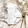 Wildflower Wedding Bundle Template | All-in-One Floral Wedding Templates Invitations & Signs Wildflower Thank You Napkin Note Printable Editable | Table Thank You Note | Wedding Templates | Instant Download